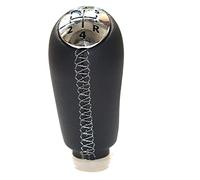 per Dacia per Dokker per Sandero per Duster 5 Marce Cambio Maniglia Pomello del Cambio Testa del Cambio Leva del Cambio Stick(Black Leather)
