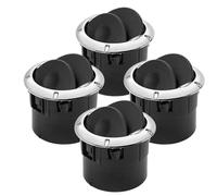 Per Dacia Per Duster 2010 2011 2012 2013 2014 2015 2016 2017 8200212480 8200464605 Sfiato Aria Condizionata Auto Griglia anteriore auto(4pcs Sliver)