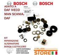 PER DAF MAN SCANIA DAF KIT RIPARAZIONE ALTERNATORE ORIGINALE BOSCH 1127011083