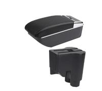 Per Daihatsu Per Sirion Per Materia 2007-2015 Box Bracciolo Auto Scatola Di Immagazzinaggio Retrofit Accessori Auto Console Centrale(B black line NO USB)