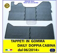 Per Daily dal 06/2014> Doppia Cabina Furgone Tappeti Gomma su misura Specifici