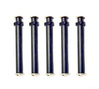 Per Daiwa compatibile in lega di alluminio mulinello da pesca maniglie e perni asse set di cinque pezzi (5pcs nero)