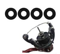 Per Daiwa - Set di 4 guarnizioni di regolazione bobina bobina in fibra di carbonio per correzione del cablaggio irregolare, compatibili con Prorext LegalisLT Crossfire e altro (per FUGEOLT)