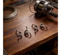 Per Daiwa Tatula Tw 100 Sv Per Elite 21 Ltd Casting Reel Reset Spring Metal Wire 0,8 mm di spessore 11,6 mm Lungo Tono Argento Kit di Riparazione 4 pezzi (mano sinistra)