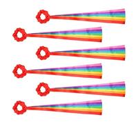per danza del polso, 50 cm, multicolore, decorazione portatile - stelle filanti da polso - per ginnastica scolastica mostra d'arte allenamento feste per bambini