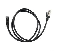 Per dati di comunicazione RS485, cavo di connessione professionale della batteria dell'inverter, cavo per interfaccia di rete RJ45 connettore in alluminio, per sistema di alimentazione, nero (1 m)