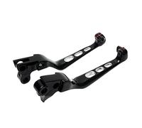 Per Davidson Dyna-Glide Road-King Chrome - Leve a grilletto Slot Skull Leve freno clacson Pull Rod