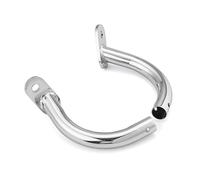 Per Davidson Per Touring Per Electra Per Glide Per FLHT 1997-2008 Staffa Eliminazione Protezione Della Borsa Laterale Moto Cromata/Nero Lucido Posteriore Moto Con Portapacchi(HD133-E)