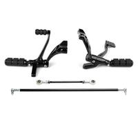 Per Davidson Spo&rtster XL883 1200 2004-2013 Kit Completo Di Comandi Avanzati, Pedane, Leve, Collegamenti, Sia Freno Che Cambio Motocicletta Pedane(Nero)