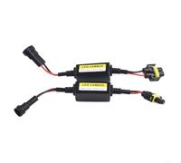Per decoder Canbus LED H11, 2 resistori anti-sfarfallio e cancellazione degli errori, cablaggio impermeabile DC 9-36 V per evitare lo sfarfallio della lampadina nei sistemi di illuminazione del