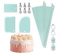 per decorare torte, sac à poche e set di ugelli | Sac à poche riutilizzabili sicure 15 pezzi - Il design robusto per la decorazione di torte garantisce precisione nelle tue creazioni