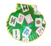 per Decorativo Multifunzionale A Forma Di Conchiglia | Vassoio per il Lancio dei del Mahjong Per Feste Casa Compleanno Matrimonio Sera Giochi da Tavolo Soggiorno Bar Club