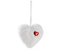 per decorazione a per cuore in Peluche per San per decorazione(White) | Tessuto plush morbido, tocco confortevole, per ideale per abbracci, per sicuro per bambini, nel tempo