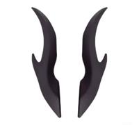 per decorazione Auto per corno Drago o Nero per decorazione(Black) | Visibilità elevata, vivaci, per facile individuazione veicolo, design unico drago, protezione estetica