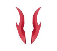 per decorazione Auto per corno Drago o Nero per decorazione(Red) | Visibilità elevata, vivaci, per facile individuazione veicolo, design unico drago, protezione estetica