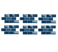 per decorazione Bagno Autoadesiva Umidità 6pz per decorazione(D-011) | Materiale PVC per premium, per superficie liscia antiusura, per ideale per cucina e bagno, 6 inclusi