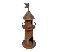 per decorazione Esterna con Posatoio per Uccelli per decorazione | per stile mediterraneo vintage, dettagli dipinti a mano, ferro per robusto, design rustico charm