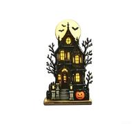 per decorazione Halloween Zucca Impilata 15x5cm per decorazione | Design piatto 2D, per stile spettrale, zucca impilata verticale, , 15cm altezza(styleA)