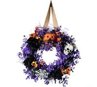 per decorazione Murale Halloween Design Ragnatela per decorazione | Fiori neri e realistici, design ragnatela , per ideale per porte e pareti, spettrale unica