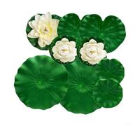 per decorazione Stagno con Foglie di Ninfea Realistiche per verde | per ideale per stagni, giardini d'acqua, terrazze, patio, atmosfere rilassanti e suggestive