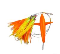Per Deep Sea Trolling Lure 11,9 cm, Multi Hook Aircraft Bait per Marlin Tonno Sailfish Offshore Big Game Fishing(2)