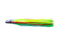 Per Deep Sea Trolling Lure 55g Testa di Rame con Glow Squid Skirt per Octopus Marlin Big Game Fishing 17cm (02#)