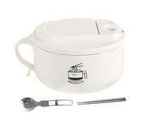 per delega con manici - | di noodle, ciotolaa di noodle istantanea con coperchio e box da pranzo in acciaio senza stana, contenitore per cibo, past