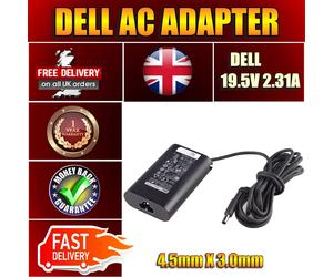 Per DELL 0CDF57 Laptop Notebook 45W Adattatore CA Alimentatore Caricatore