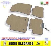 Per Delta 2008>2011 tappetini moquette tappeti auto beige grip set su misura