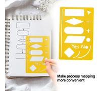 Per Designer Disegno Marcatore Stencil Strumento Design Portatile per Facile Tra