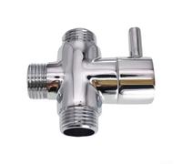 per deviatore a 2 vie in ottone resistente 6,4 cm finitura cromata per | per la costruzione pesante, uscita a 2 vie, divide il flusso contemporaneamente, dimensione 6,4 cm, cromato