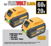 Per Dewalt FLEXVOLT 20V/60V MAX Batteria 8Ah DCB609 agli ioni di litio DCB606 DCB612 DCB609 DCB205 DCB200 DCB182 Batteria per Dewalt 20V