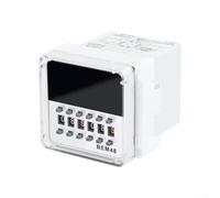 Per DH48S-S Digital per relè con presa, ciclico per regolatore di ritardo relè, Configurazione interruttore DIP incorporato, Lega PC ispessito Shell per resistenza, Grande (A)