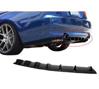 Per Diffusore Lucido NERO Verniciato Per Mercedes-Benz CLA Coupé Flap Spli