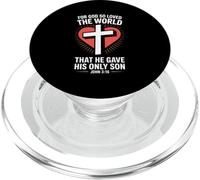 Per Dio così amato il mondo Giovanni 3:16 Scrittura PopSockets PopGrip per MagSafe