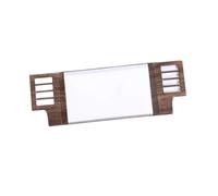 Per Discovery Per Sport 2015-2019 ABS Argento/nero Accessori Per Adesivi Per Rivestimento Della Copertura Del Telaio Navigazione Per Auto Decorazione Interno Auto(Walnut Wood Grain)