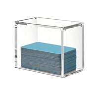 per display in acrilico trasparente, scatola organizer in acrilico | Booster Box Magnetic Protective Case | Organizzatore di protezione UV per carte di profumi museum Home Study Room