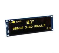 Per display OLED da 7,92 cm 256x64 pixel con driver SSD1322 parallelo 6800/8080 e per comunicazione SPI per integrazione MCU (giallo)