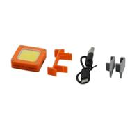 Per DJI Flip Multi-funzione Luce di navigazione notturna Fai da te Combinazione gratuita Luce LED Flash abbinata Lampada di segnalazione (Faro inferiore arancione+supporto)