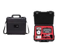 per DJI Lito1/X1 Custodia rigida impermeabile antiurto Shell Fit RC N3 o RC 2 Controller Maniglie portatili per viaggi all'aperto