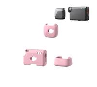 Per DJI Mic Mini Custodia Protettiva In Silicone Antigraffio e Antiurto Per, Dock Di Ricarica/Microfono/Trasmettitore, Accessori Portatili Con Guscio Morbido (1TX+1 RX Set Rosa)