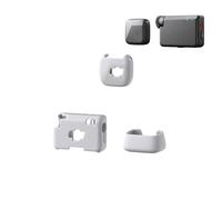 Per DJI Mic Mini Custodia Protettiva In Silicone Antigraffio e Antiurto Per, Dock Di Ricarica/Microfono/Trasmettitore, Accessori Portatili Con Guscio Morbido (1TX+1 RX Set Grigio)