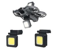 Per DJI NEO 2 Luci Notturne a LED, Faro di Ricerca Ricaricabile per Voli Sicuri, Lampada Leggera ad Alta Luminosità, Angolo Regolabile, con Carrello di Atterraggio. (Luce Superiore + Inferiore)