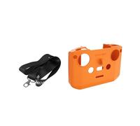 Per DJI NEO/Mini4 Pro Custodia in silicone per telecomando con cordino RC-N3/2/1 Custodia protettiva Accessori per droni per DJI NEO/Mini4 Pro (Arancia)