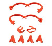 Per DJI NEO2 Kit di protezione dell'elica con anelli in PC progettati per un'integrità strutturale costante in uso (arancione)