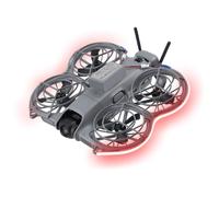 Per DJI Neo2 Luce di Volo Notturna con Cinturino di Sicurezza, Decorazione, Lampada Impermeabile Regolabile, Luce LED ad Alta Luminosità Fai Da Te per Drone NEO2 (Rosso)
