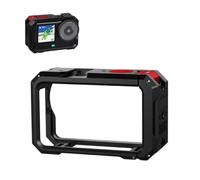 Per DJI Osmo Action 6 Gabbia a Sgancio Rapido in Lega di Alluminio, Telaio Protettivo Antiurto, Adattatore di Espansione Multifunzionale per Osmo Action 6