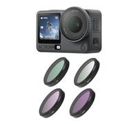 Per DJI Osmo Action 6 Set di Filtri ND e CPL UV a Densità Neutra ND8/16/32, Filtri Antiriflesso BlackMist1/4, Protezione per Obiettivo Osmo ACTION 6 (CPL BlackMist1/4 ND8 ND32)