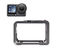 Per DJI Osmo ACTION 6 Telaio Protettivo in Lega di Alluminio, Gabbia Antiurto e Anticaduta, Adattatore di Espansione per Osmo ACTION 6 con Attacco a Slitta