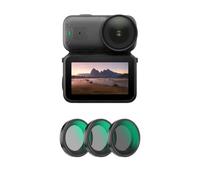 Per DJI Osmo Nano Set di Filtri Ottici CPL, Dimmer per Polarizzazione, Filtro Antinebbia Nera 1/4 ND8/16/32, Filtro Antiriflesso UV Protezione per Obiettivo Osmo Nano (ND8+ND16+ND32)